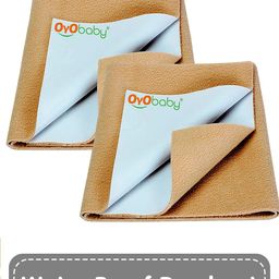 OyO Baby Beige Waterproof Baby Bed Dry Sheet Mattress Protector-image-31