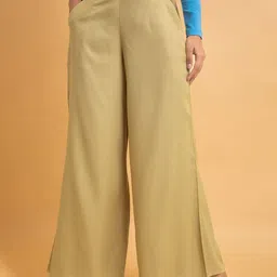 SUTI Women Mid-Rise Wide Leg Palazzos-picture-14