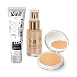 Iba Perfect Base Primer- Foundation-Compact Combo- Natural Beige 200 g-28