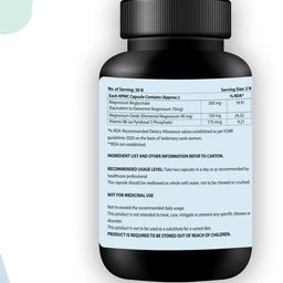 Dr. Odin Magnesium Combo Vitamin B6 With Minerals Capsules-60 Capsules image 3