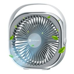 Portronics CoolCube portable desktop fan with Type C charging cable and rechargeable fan battery for home, office, or travel use-image-11