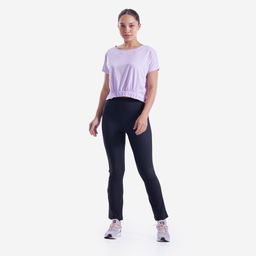 domyos Women Gym Crop T-Shirt Loose Fit - Purple-picture-12
