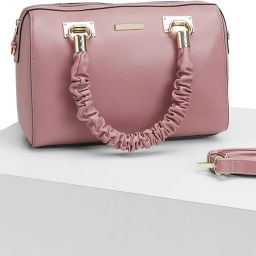 Women Pink Hand-held Bag-image-4