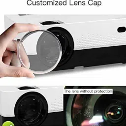 IBS ANDROID 9.0 WIFI YOUTUBE NETFLIX HD LED 3D Projector 5000 Lumens, HDMI USB VGA AV, 1280*720P BLUETOOTH HIGH DEFINATION 3D VIEW (3500 lm) Portable Projector image 2