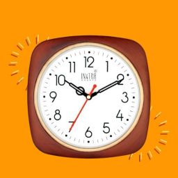 Analog Dark Blue Clock-image-98