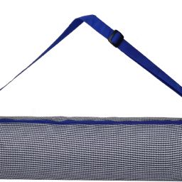 Luxury Stylish Black Check Yoga Mat (Only Cover) with Adjustable Shoulder Strap-image-28