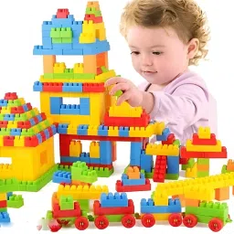 Newly High Quality 60 Pcs Building Blocks | Assembling Shape Educational Toys-image-14