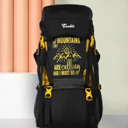High Quality Water Resistance Trekking Hiking Travel Bag- 55 L Rucksack- 55 L-image-95