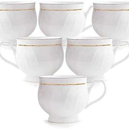 Pack of 6 Bone China Beautiful and Stylist Kareena shape design Tea Cup-image-23