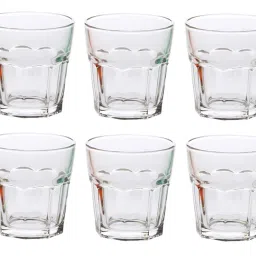 Bottle & 12 Glass Serving Lemon Set, Red, Clear, Glass - A874 Jug Bottle Glass Set-image-99