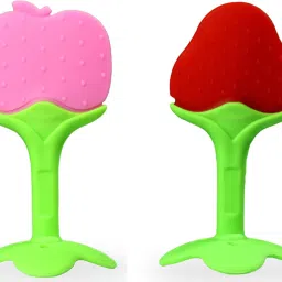 Silicone BPA Free Natural Organic Nipple Teethers with Travel Box (Pack of-2) Teether-28