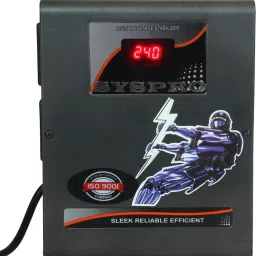 Major Stabilizer for LED TV Upto 100inch, with Home Theatre and DTH (Black)3 AMPS (100 Inch)Voltage Stabilizer-0