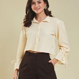 j turritopsis Women Regular Fit Solid Casual Shirt-picture-11