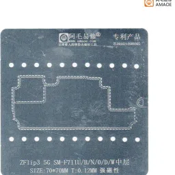 BABA TOOLS AMAOE ZFlip3 5G Middle Layer BGA Reballing Stencil Amaoe ZFlip3 5G Middle Layer BGA Reballing Stencil BGA Reballing Stencil Stencil-46