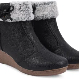 Women's LYF-04 Ankle Length Stylish And Fashionable Boots Side Zip Boots For Women-image-14