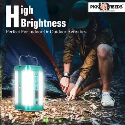 pick ur needs Solar Rechargeable Extra Bright 4 Tube + 2 Multiple Mode With Charging Indicator 5 hrs Lantern Emergency Light image 4