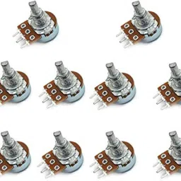 pack of 10 47K ohm A47k,B47k dual potentiometer Electronic Components Electronic Hobby Kit-image-14