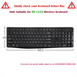 JESRA CS10 HP CS10 WIRELESS KEYBOARD Keyboard Skin image 2