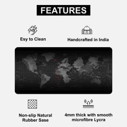 SKINFACTORY Mouse Pad Anti-Slip Waterproof And Washable 11 X 23 Laptop PC and Gaming SF94 Non Slip Base Mousepad-image-54