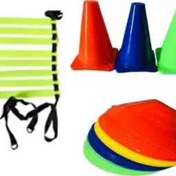 6 Inch Cones Pack 6 ,10 Space Markers And 4 Meter Ladder Agility Combos Football Kit-image-93