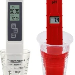 Combo Waterproof Tds Meter + EC Meter (Total Dissolved Solids / Electrical Conductivity) + Temperature Meter Digital Water Purity Tester Water Filter Quality PPM Measuring Machine for RO UV UF Mineral Water Purifiers Service�(Pack of 2) Digital TDS Meter-16