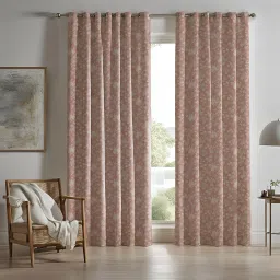 SA - Rosewood bloom curtain Curtain Fabric-image-30