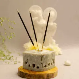 Grey Stone Incense Holder by Katkaria Creations-picture-49