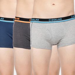 dollar bigboss Pack of 3 Super Combed Cotton Solid Men Trunk-picture-13