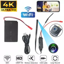 SIOVS Spy Hidden Mini 4K HD Camera Wireless WiFi IP Hidden 90°Viewing Live Streaming Security Camera-16