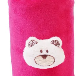 lala maneet Plush Baby Feeding Bottle Cover with Animated Cartoon Design (125-250 ML,Medium) image 2