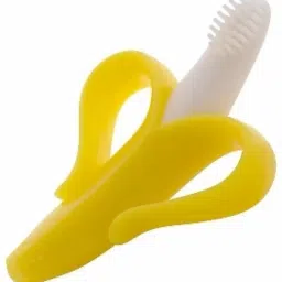 100% SILICONE BABY BANANA TRANING TOOTHBRUSH Teether-picture-19