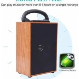 Buywithrs Wooden Don Bluetooth Speaker with HD Stereo Sound |Compact & Portable Design 10 W Bluetooth Speaker-image-22