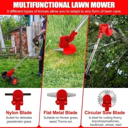 flexi madhav Electric Grass Cutter Machine Corded Grass Trimmer (Manual Feed) Corded & Cordless Grass Trimmer image 4