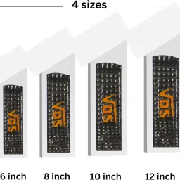 naveen VDS Tri/ Try Square Combo 6, 8, 10 and 12 Inch || 90 Degrees Right Angle Ruler Tri-Square image 4