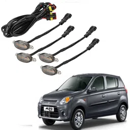 rwt Smoked Lens Ultra Bright 4 PcsWaterproof Car Led Grill Amber Lights -380 Car Fancy Lights-picture-2