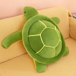 Turtle Shape Plush Toy for Kids | 35 Cm | Imported Fabric | Soft Toys Hand Puppets-image-3