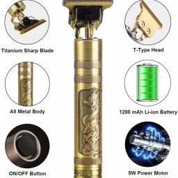 FINARO beard machine | trimmer men | trimmer machine | hair machine | hair cutting Grooming Kit 120 minRuntime 4 Length Settings-10
