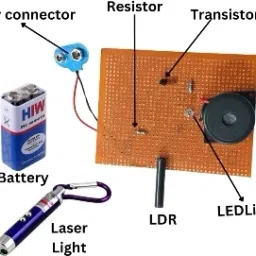 erhindia Laser Security Alarm Science Project Working Model Kit for Class Students image 2