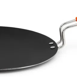 Chapati Tawa (Orange)- Iron Roti Tawa 10-inch 5 Tawa 25 cm diameter-image-32