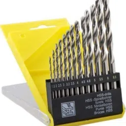 DB:1 13 Pcs High Speed Steel Drill Bit Set For Wood, Metal, Plastic Size 1.5mm-6.5mm-27