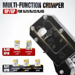 sadow RJ45 Crimping Tool Crimper For Network Cable UTP/STP Modular Crimping Tool Manual Crimper image 2