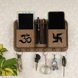 Key Holder For Wall/Key Hanger/Mobile Holder For Wall / Wall Decor/ Home Decor/ Wood Key Holder-image-80
