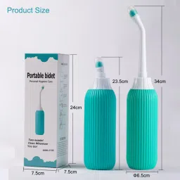 Portable bidet, Jet Spray for Toilet | Retractable, 2 angled Nozzles DN248 Manual Bidets-image-81