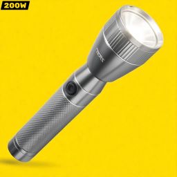 X601 High Power Rechargeable Torch Light | Super Bright Long Range Flashlight Torch-image-13
