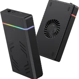 ULTRABYTES 2 in 1 Sata Hard Drive Case Enclosure USB 3.1 Support Dual HDD 3.5 inch Shock Resistant HDD Enclosure-68