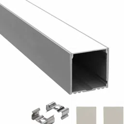 Surface 1Meter Profile Channels Without LED Straight Linear(35x35mm) 0 W 1 cm Tube Light-picture-7