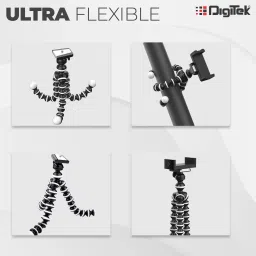 DIGITEK Gorilla Tripod/Mini Tripod for Mobile Phone with Phone Mount & Remote | Flexible Gorilla Stand for DSLR & Action Cameras (DTR 260 GT) Tripod image 4