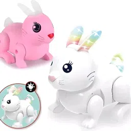 Walking Rabbit Toy with Light and Sound, Walking Moving Rabbit Toys for Kids-23