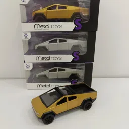 Tesla Cyber Truck Model Car Scale 1:36 Pull Back Die-cast, Openable Doors-2