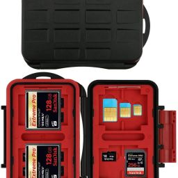 BOOSTY 26 Slots Memory Card Case,Sd Card Holder,Water-Resistant&Shockproof Holder Storage Memory Card Case for CF cards/MicroSD cards/SD card Camera Bag-image-74